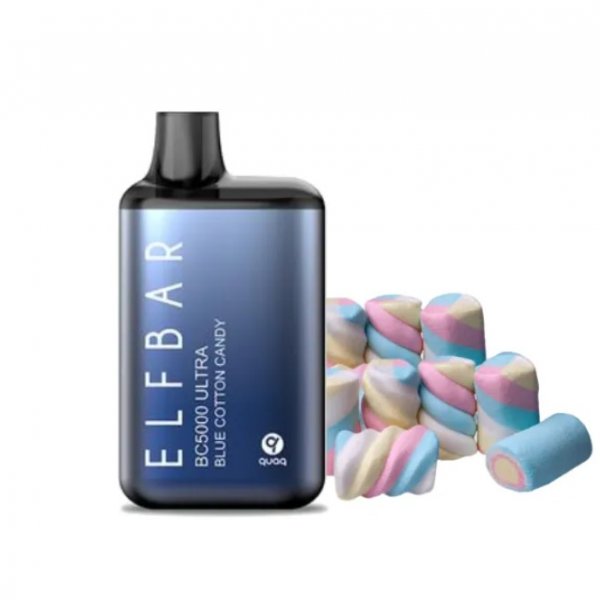 ELF BAR BC5000 ULTRA BLUE COTTON CANDY