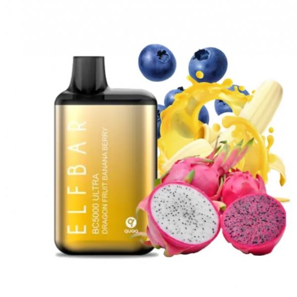 ELFBAR BC5000 ULTRA DRAGON FRUIT BANANA BERRY