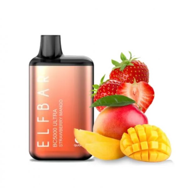 ELFBAR BC5000 ULTRA STRAWBERRY MANGO