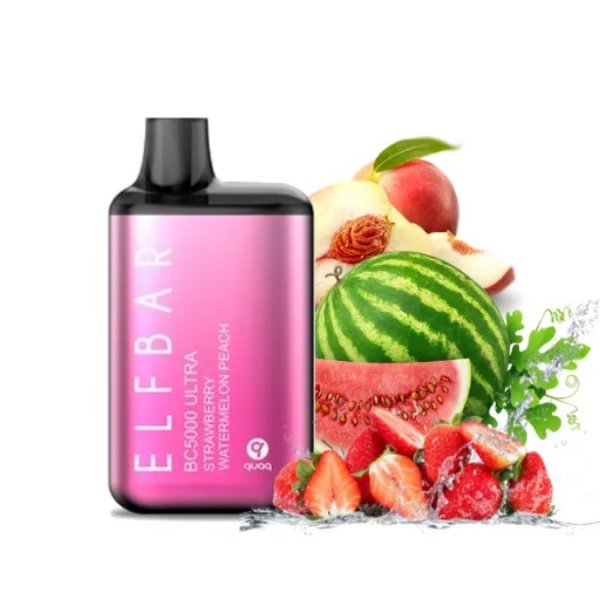 ELFBAR BC5000 ULTRA STRAWBERRY WATERMELON PEACH