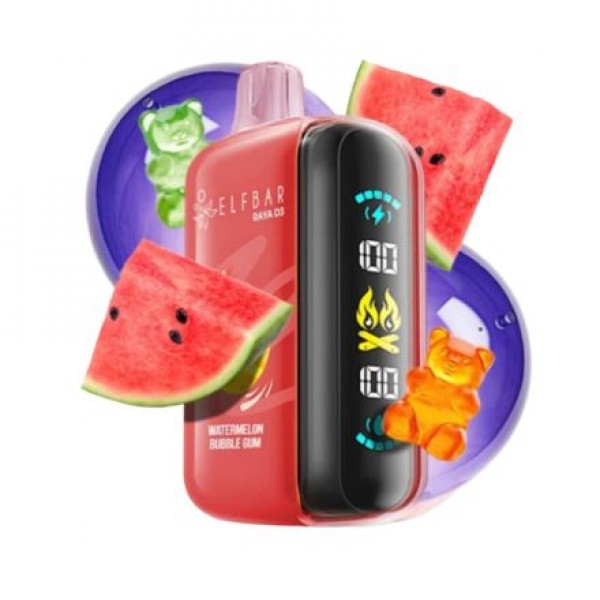 Elf Bar Raya D3 25000 Watermelon Bubble Gum